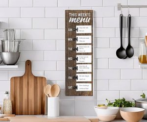 Strategic Kitchen Management: Implementing the Magnetic Menu Board for Systematic Household Operations