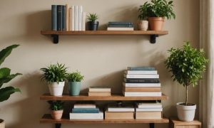 Architectural Space Optimization: Maximizing Verticality with the Floating Book Shelf